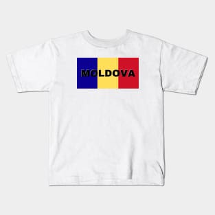 Moldova Flag Colors Kids T-Shirt